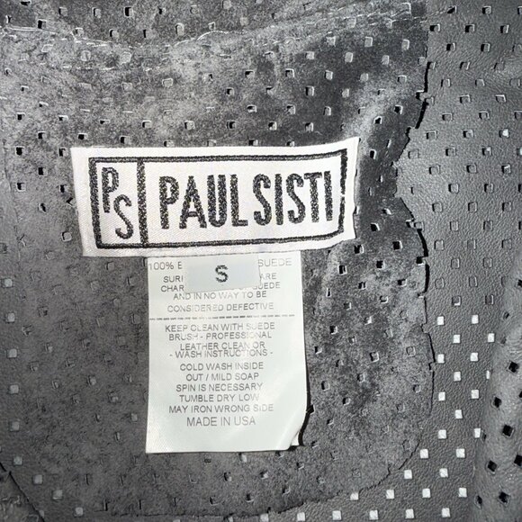 Women’s Paul Sisti Gray Suede Jacket Size Small - Picture 2 of 6